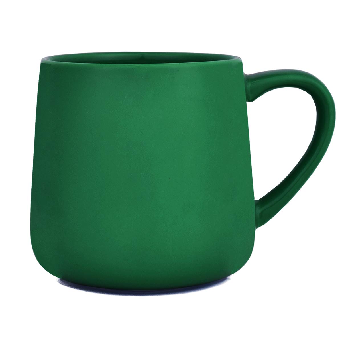 Bosmarlin Large Glossy Ceramic Coffee Mug, Tea Cup for Office and Home, 18 oz, Suitable for Dishwasher and Microwave(Blue, 1)
