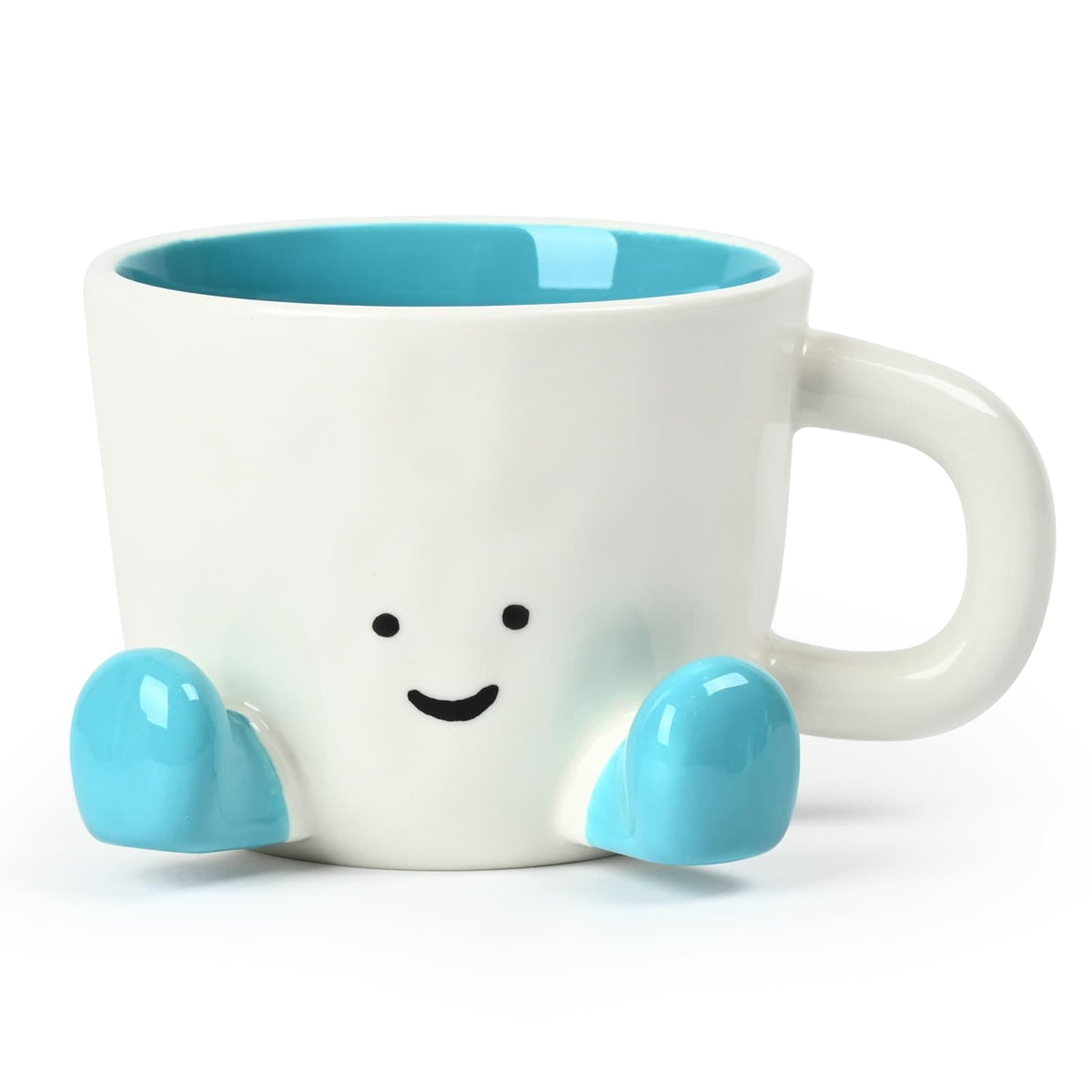 Coffee Mugs,Cute funny Mug For Women, 12.8oz/380ml Unique Ceramic Coffee Tea Cups, Office Mug Gift (chocolate)
