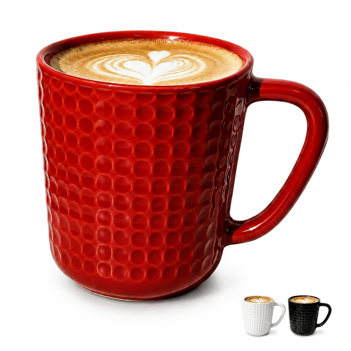 Large Coffee Mug, 20 oz White Coffee Mugs, Ceramic Coffee Cup with Handle