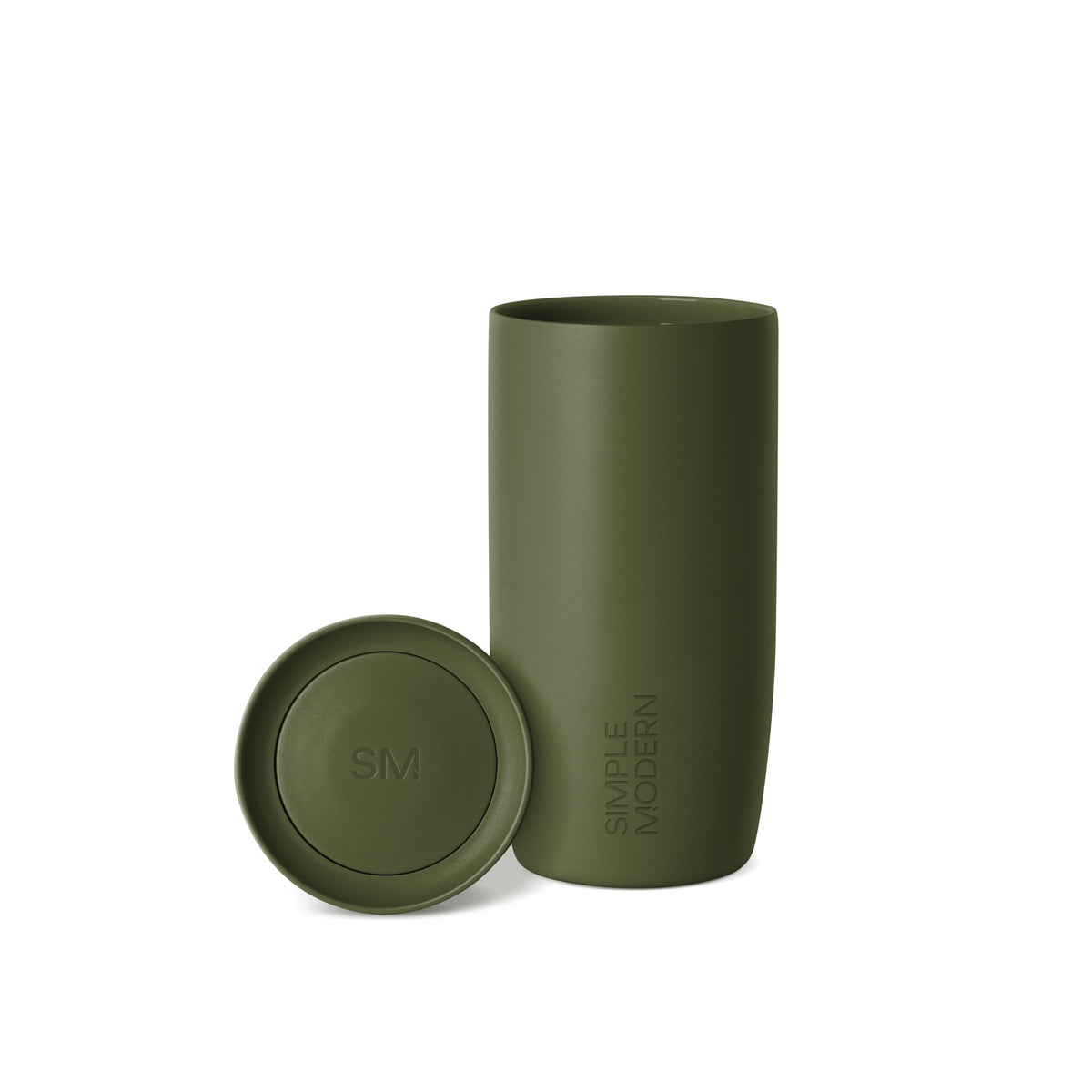 Simple Modern Insulated Travel Coffee Mug 360° Lid | 16oz | Green