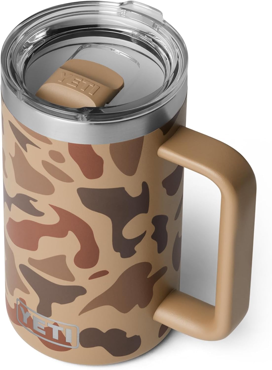 YETI Rambler 24 oz Ceramic Lined Stackable Mug, Wetlands Camo
