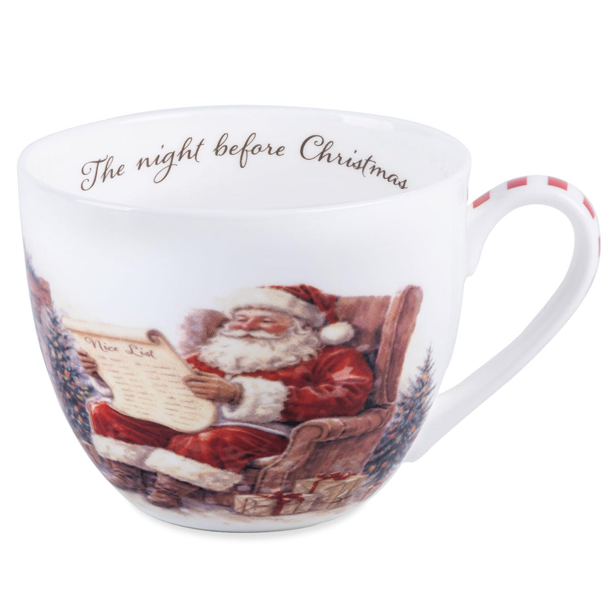 Autumn Forest Animal Mug - 20 oz Bone China Coffee Mug with Fox, Squirrel & Duck, Cozy Fall Gift for Nature Lovers and Friends, Designed in England by Harvest Green Studio