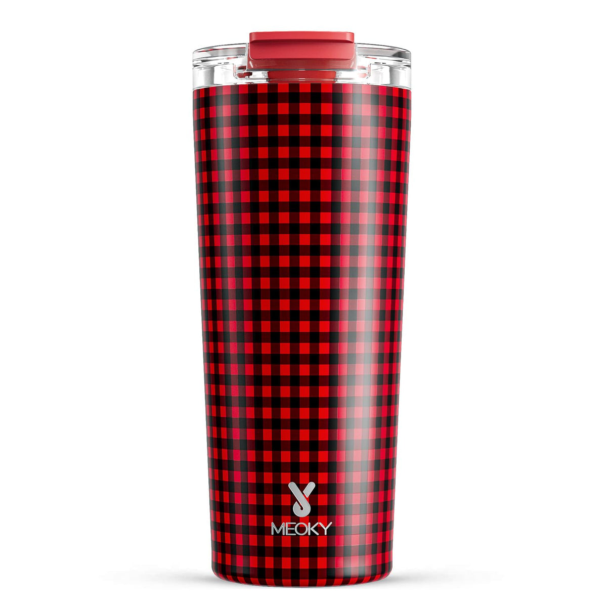 Meoky 24 oz Insulated Travel Coffee Mug: Leak Proof Lid, Night