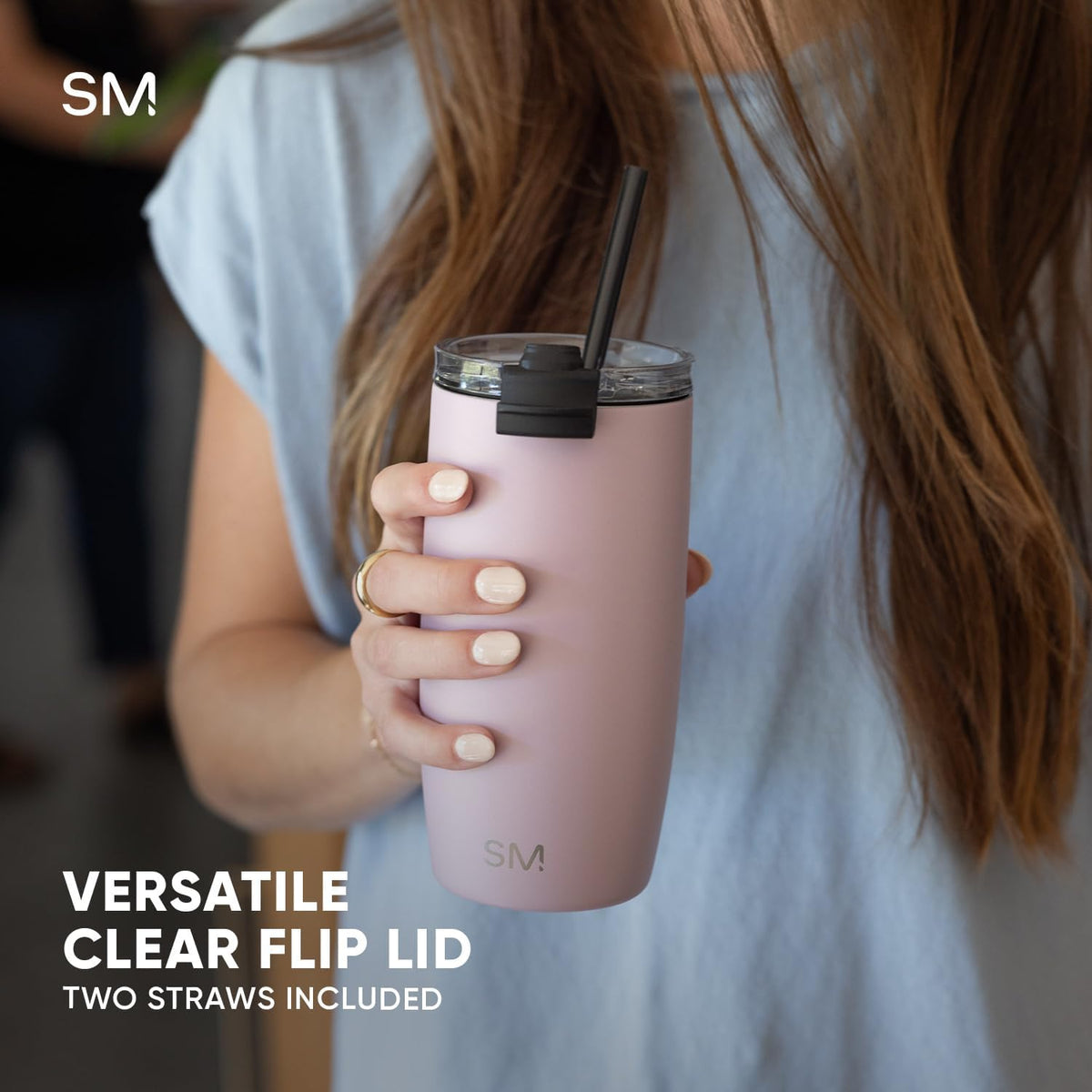 Simple Modern Travel Coffee Mug with Lid | 12oz | Beige