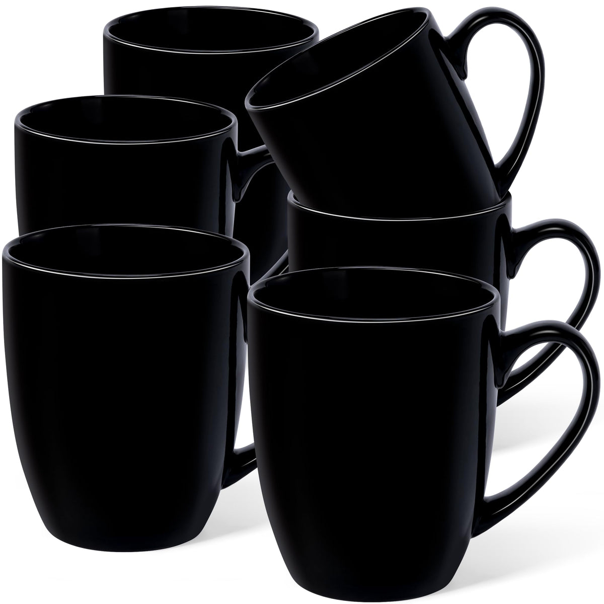 Large Ceramic Coffee Mug 16oz(475ml) Tea Cups Idea Gifts 1 Pack White