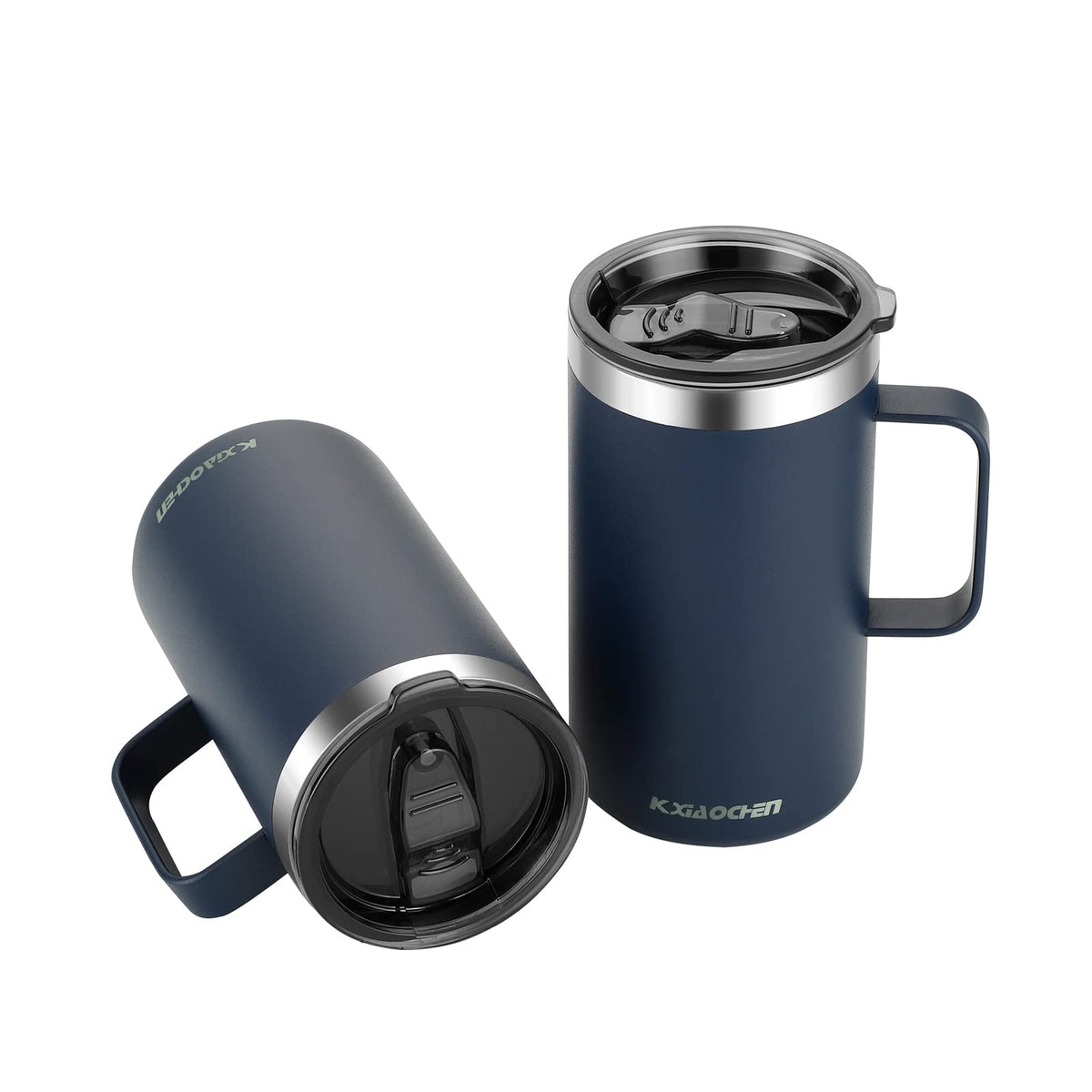KXIAOCHEN 20 oz Insulated Coffee Mug, Coffee Cup with Lid and Wide Handle