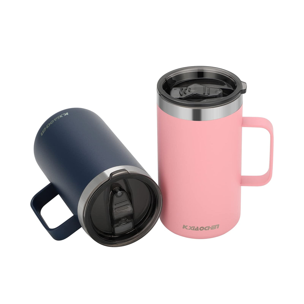 KXIAOCHEN 20 oz Insulated Coffee Mug, Coffee Cup with Lid and Wide Handle