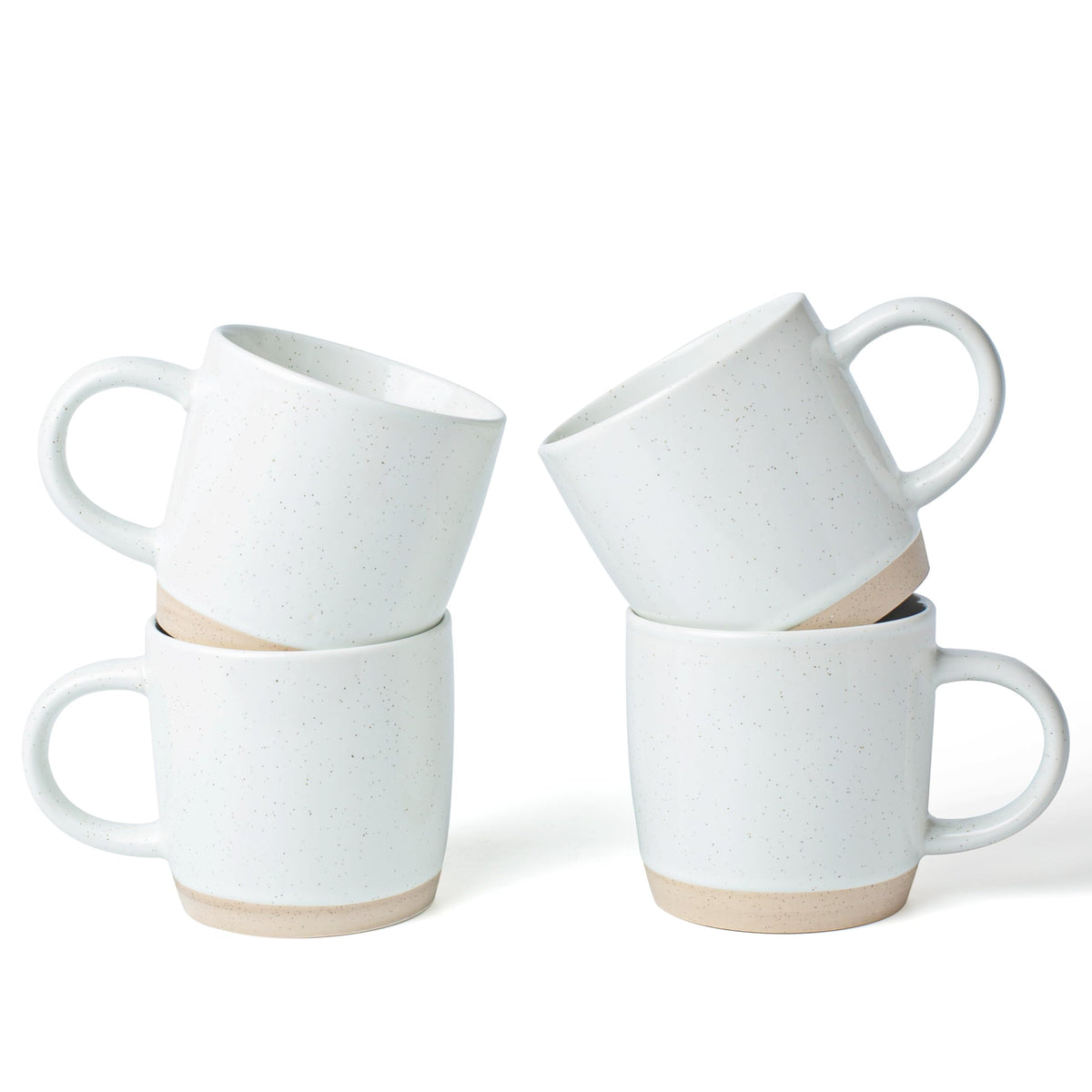 famiware Mercury Coffee Mugs 13 oz, Coffee Mugs Set of 4 with Handle, Cups for Latte, Hot Tea, Cappuccino, Mocha, Cocoa, Multi-color