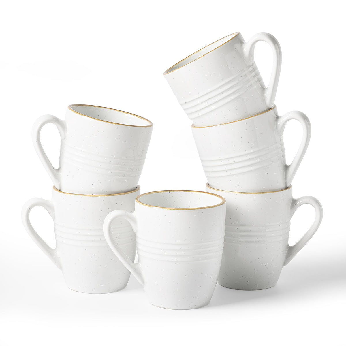 famiware Jupiter Coffee Mugs Set of 4, 13oz Coffee Mug Cups with Handle