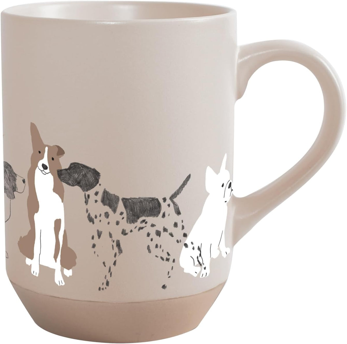 Fringe Studio Celestial Dog Stoneware Mug, 12 fl oz, Navy, 429017