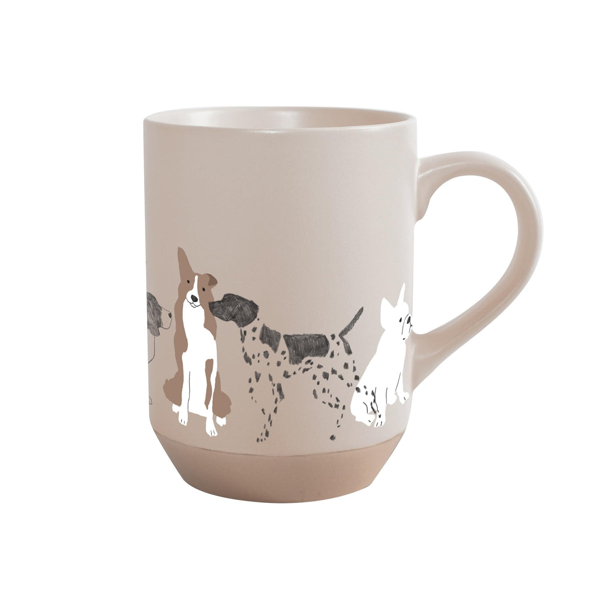 Fringe Studio Celestial Dog Stoneware Mug, 12 fl oz, Navy, 429017