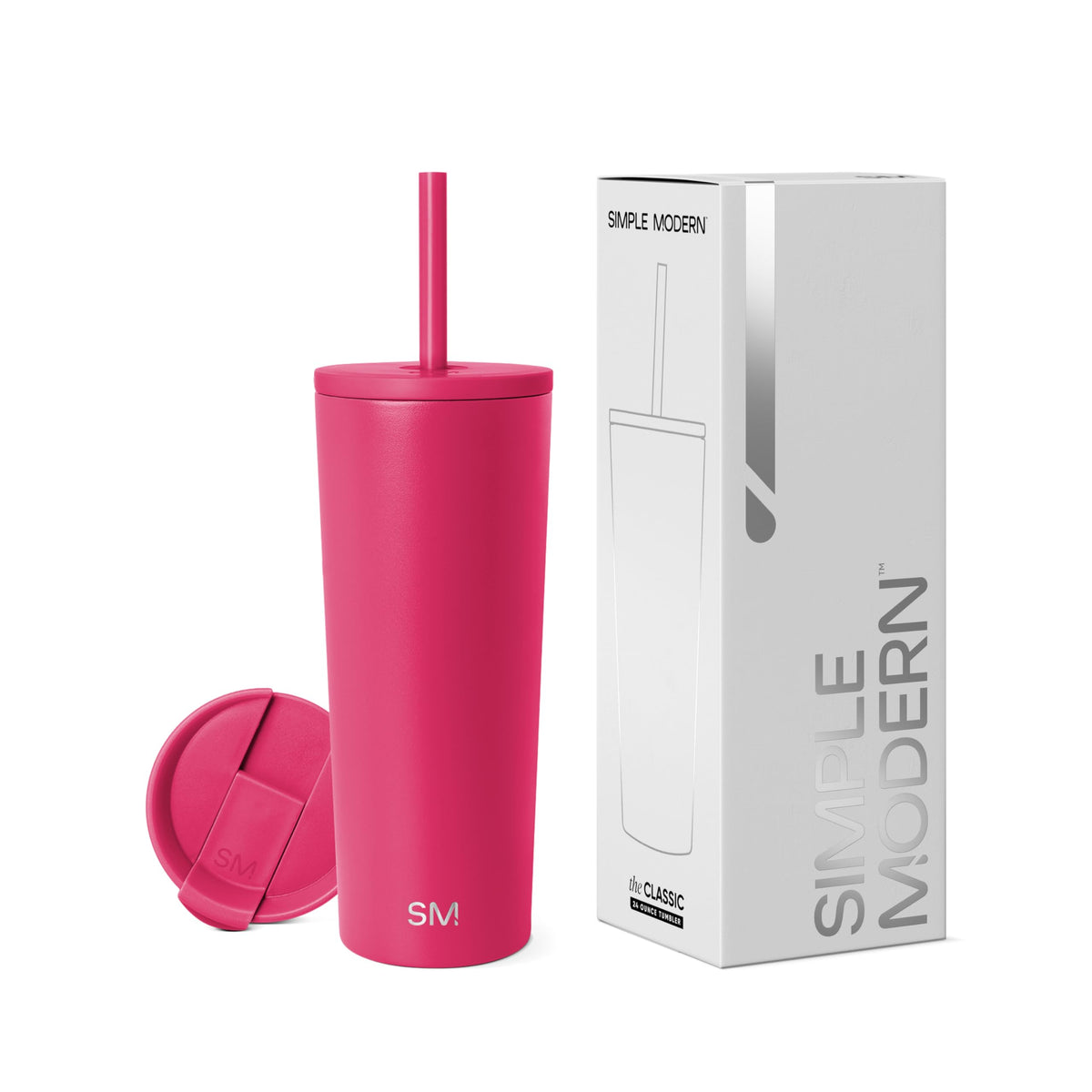 Simple Modern Iced Coffee Tumbler, Insulated | 24oz | Green