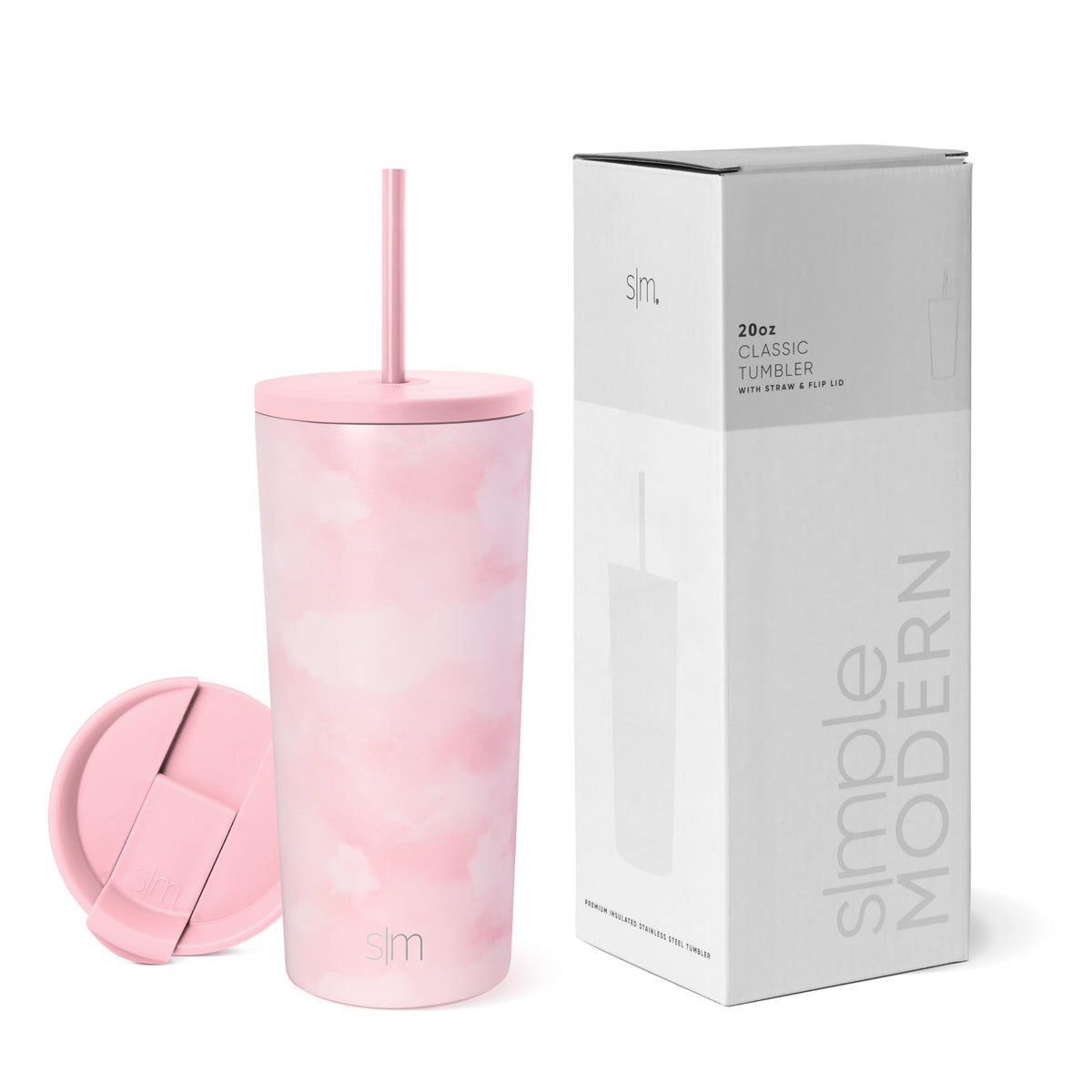 Simple Modern Iced Coffee Tumbler, Insulated | 24oz | Green