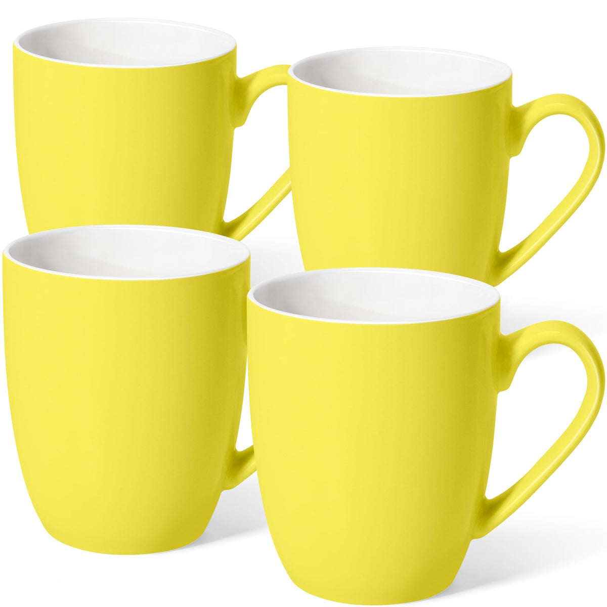 Large Ceramic Coffee Mug 16oz(475ml) Tea Cups Idea Gifts 1 Pack White