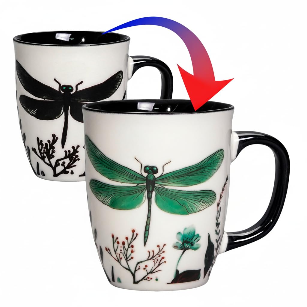 Mushroom Color Changing Coffee Mug, 16oz