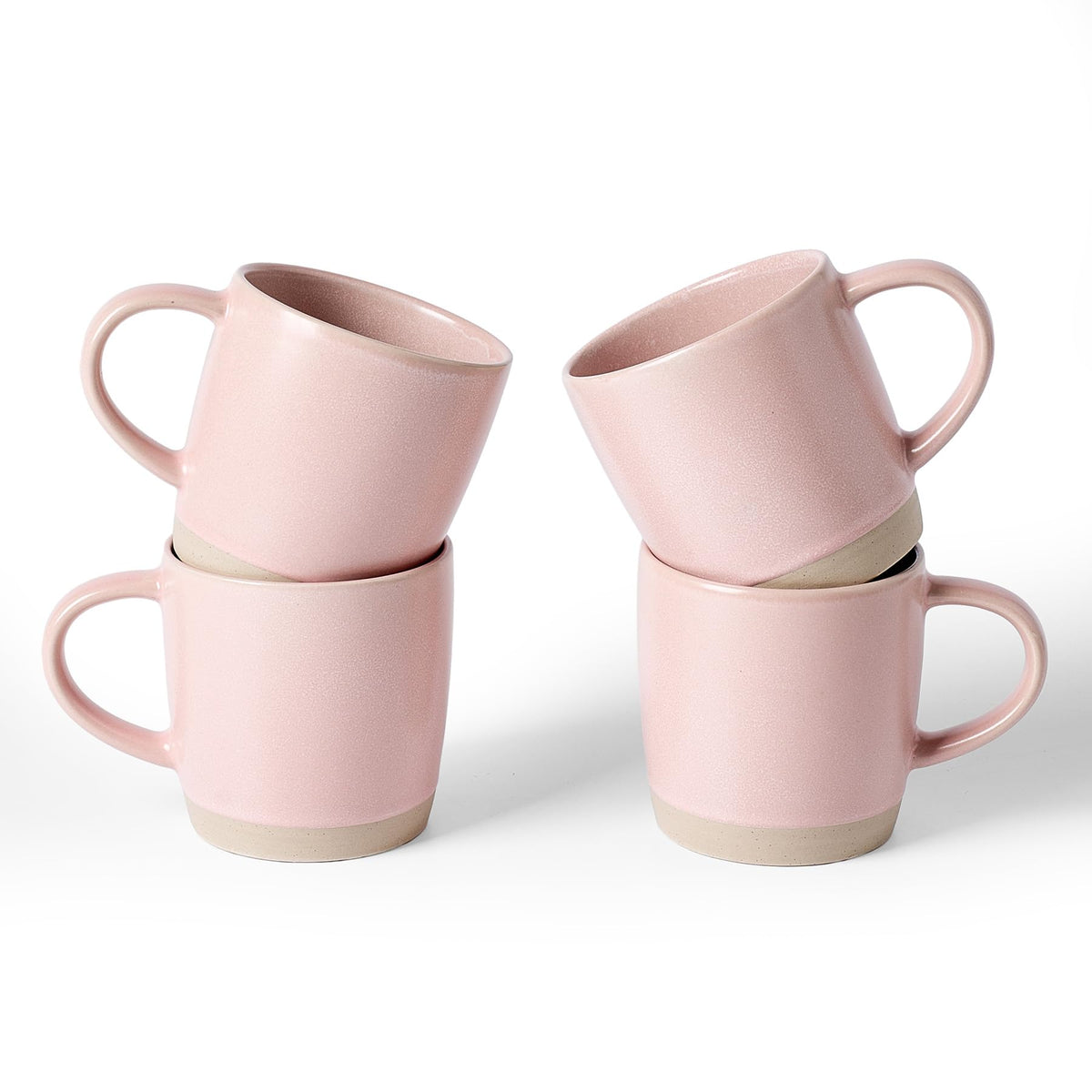 famiware Coffee Mugs Set of 6, 13 oz Mug Set, Ceramic Cup Set with Handle