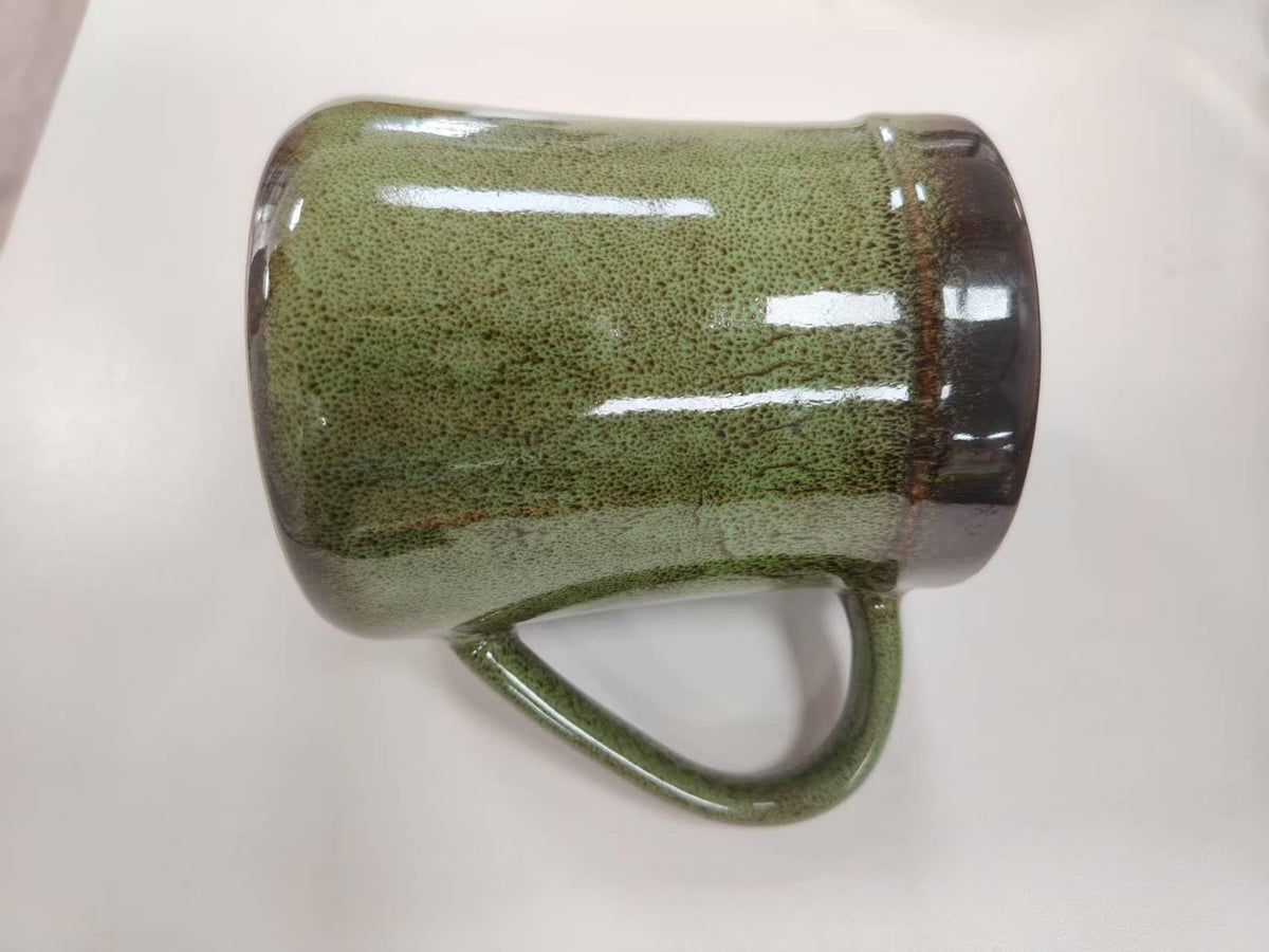 Forest Tide Ceramic Mug, 18oz Reactive Glaze Coffee Mug, Self Care Gift