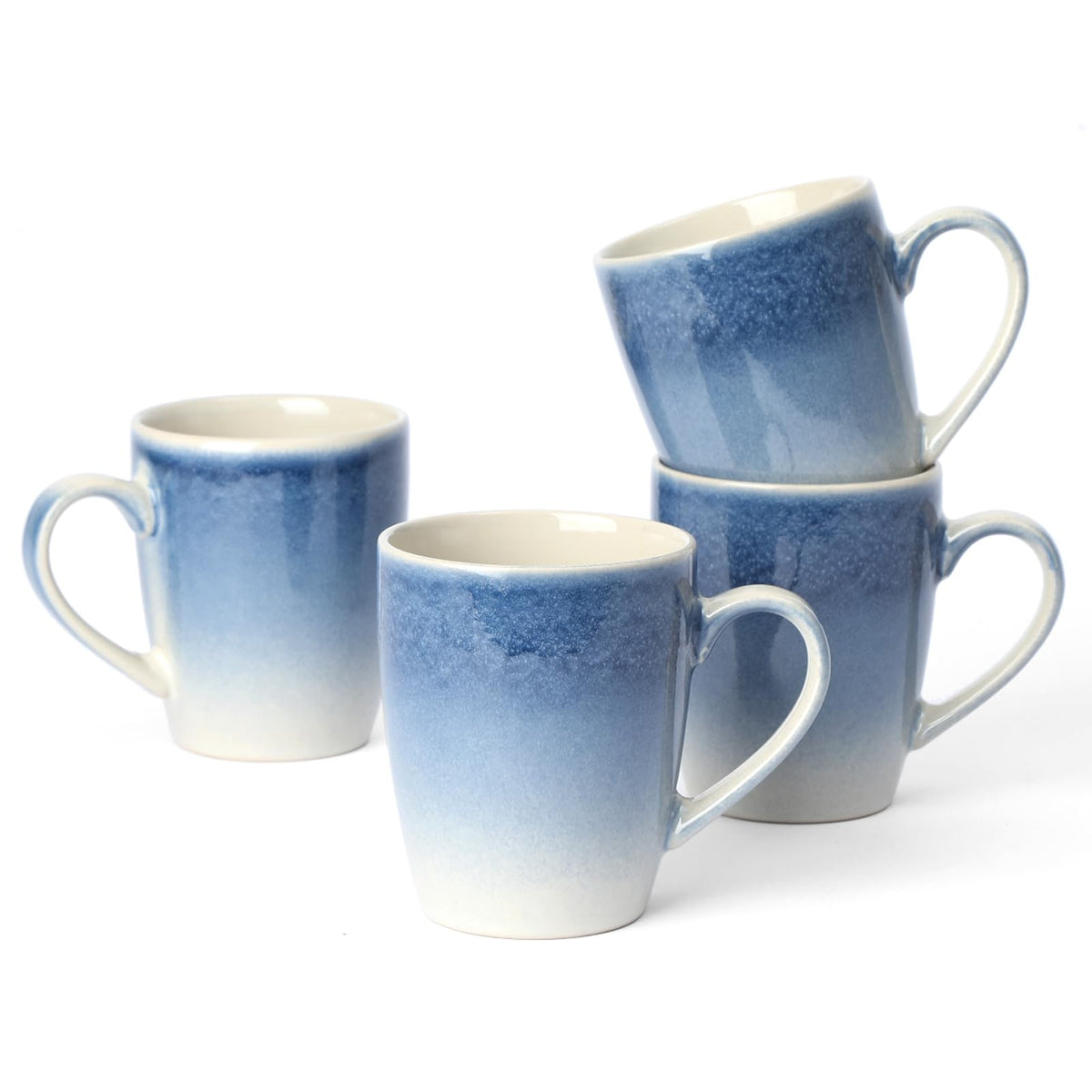 famiware Jupiter Coffee Mugs Set of 4, 13oz Coffee Mug Cups with Handle