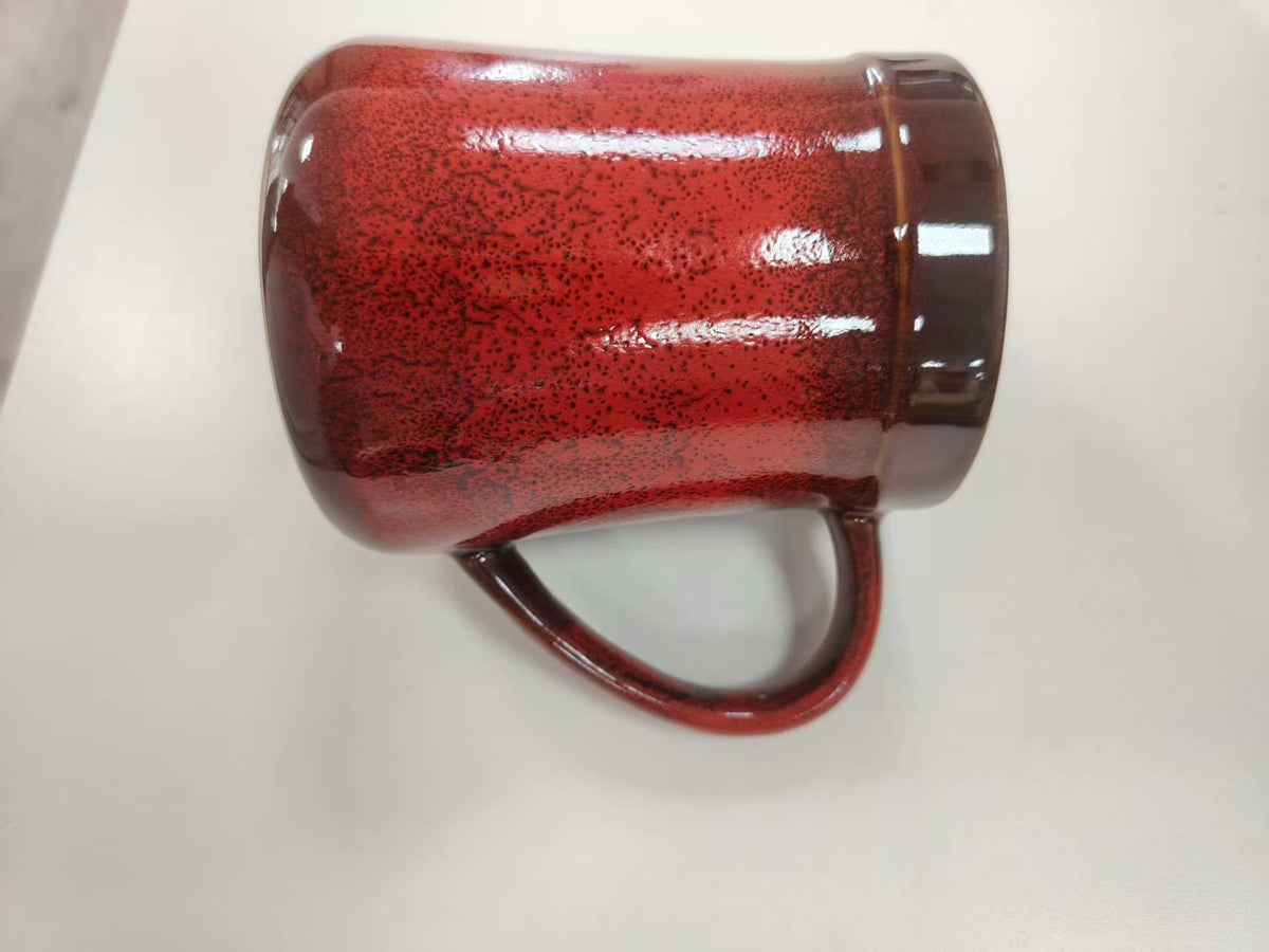 Forest Tide Ceramic Mug, 18oz Reactive Glaze Coffee Mug, Self Care Gift
