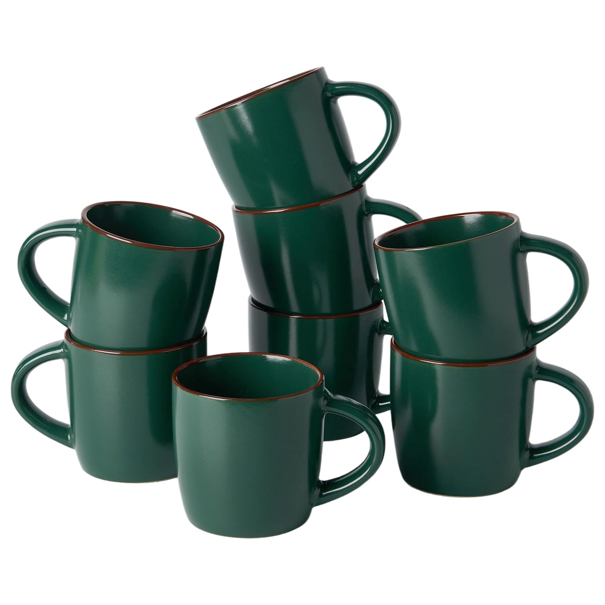 famiware Mercury Coffee Mugs 13 oz, Coffee Mugs Set of 4 with Handle, Cups for Latte, Hot Tea, Cappuccino, Mocha, Cocoa, Multi-color