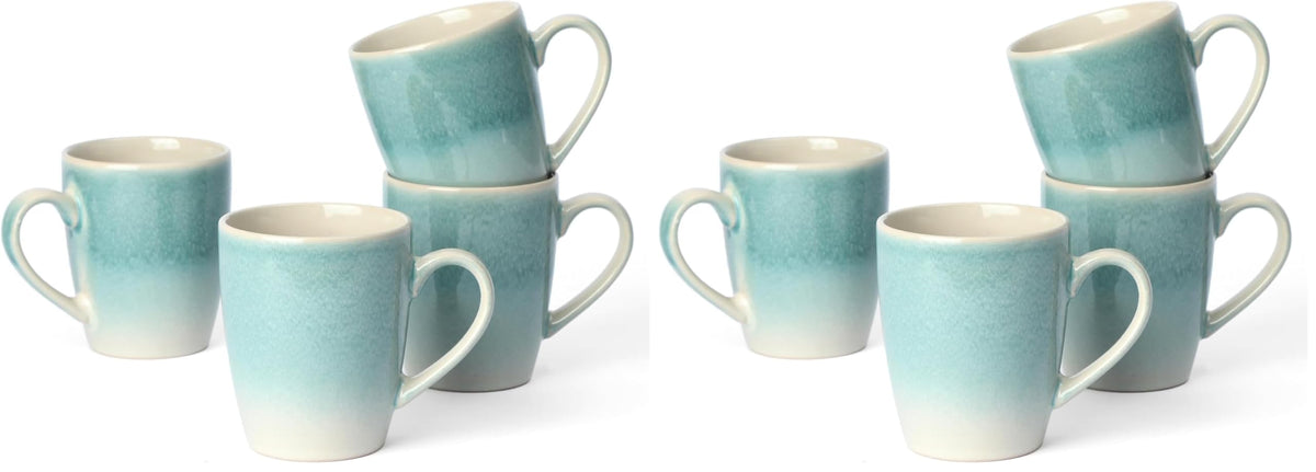 famiware Jupiter Coffee Mugs Set of 4, 13oz Coffee Mug Cups with Handle