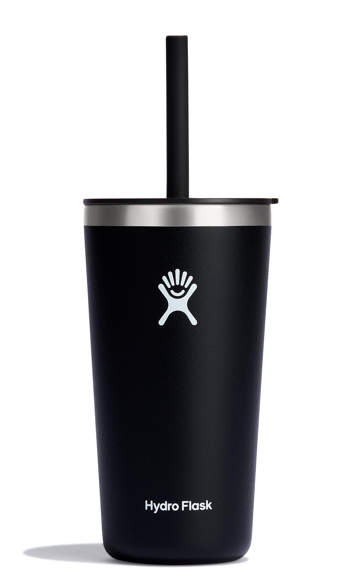 Hydro Flask All Around Tumbler Press-In Lid, Insulated Travel Mug, Stainless Steel Coffee Cup 16 Oz Tonal Birch Gray