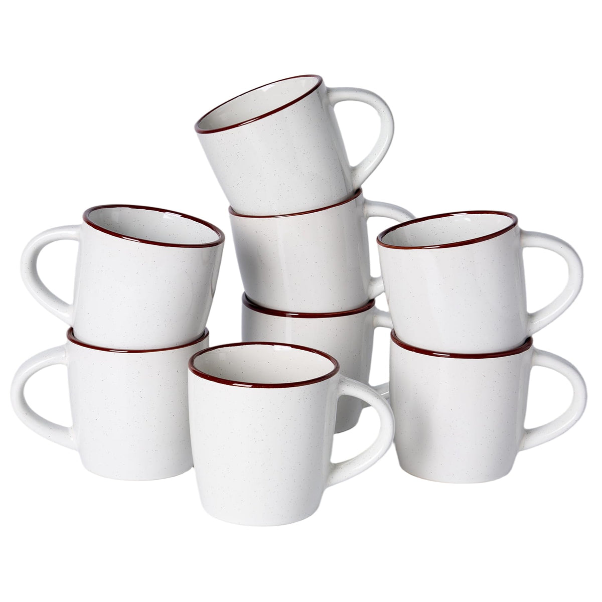 famiware Mercury Coffee Mugs 13 oz, Coffee Mugs Set of 4 with Handle, Cups for Latte, Hot Tea, Cappuccino, Mocha, Cocoa, Multi-color