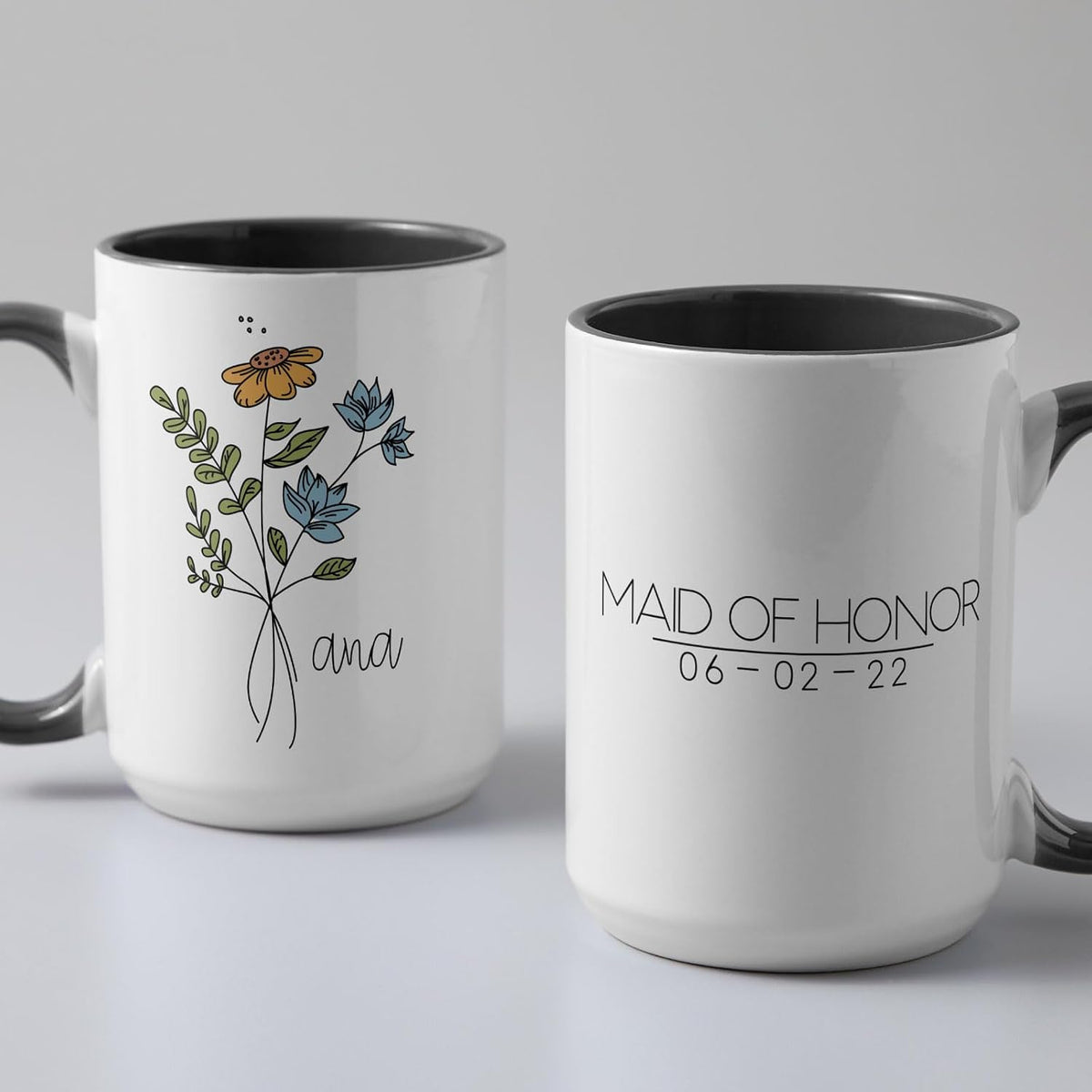 Cricut Beveled Blank Mug to Decorate, White/Gray
