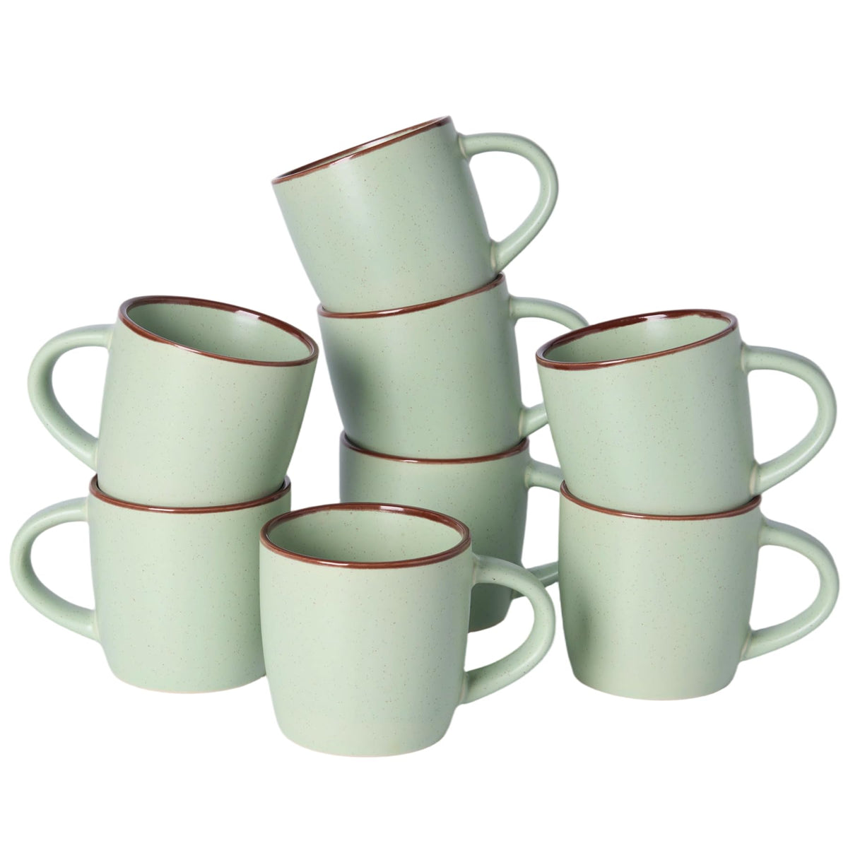 famiware Mercury Coffee Mugs 13 oz, Coffee Mugs Set of 4 with Handle, Cups for Latte, Hot Tea, Cappuccino, Mocha, Cocoa, Multi-color