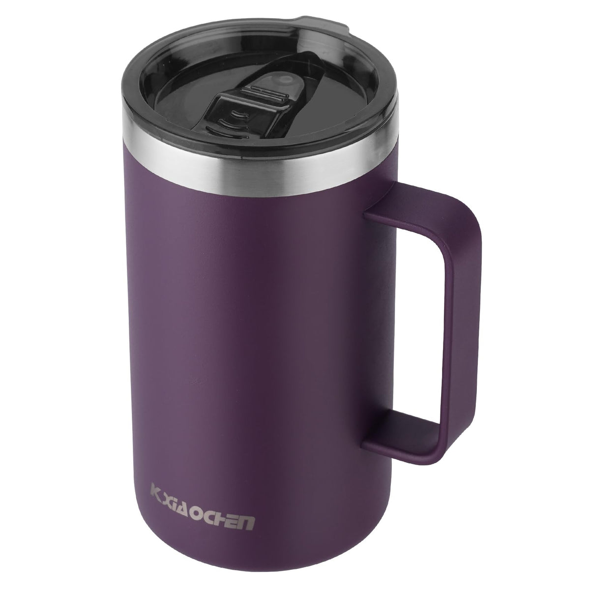 KXIAOCHEN 20 oz Insulated Coffee Mug, Coffee Cup with Lid and Wide Handle