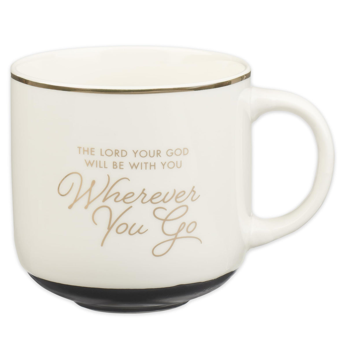 Christian Art Gifts Inspiring Ceramic Coffee Mug for Women: Lord Stood with Me Bible Verse, Microwave & Dishwasher Safe Novelty Cup, Sturdy Handle, Encouraging Gift for Women, Green Floral, 14 oz.