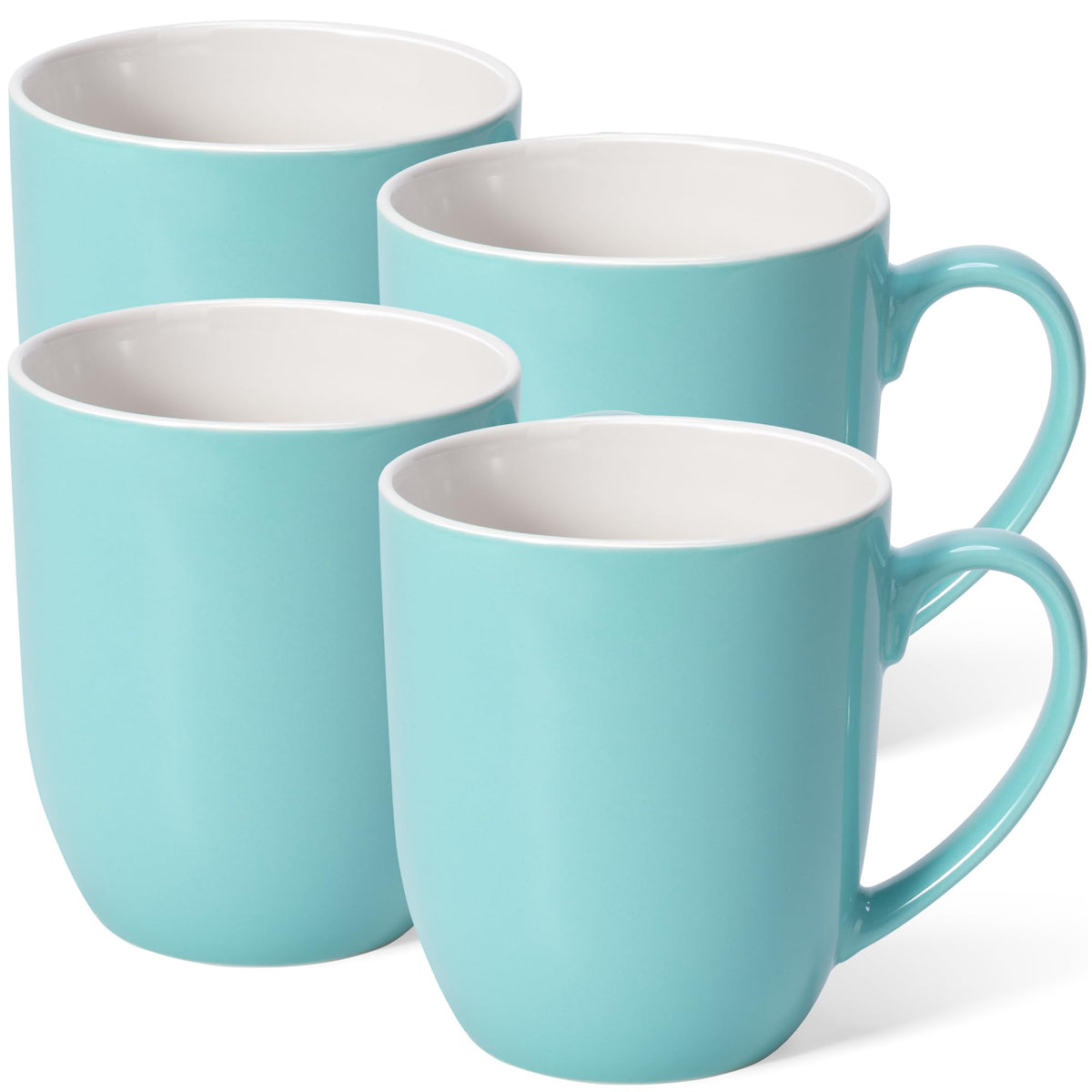 Large Ceramic Coffee Mug 16oz(475ml) Tea Cups Idea Gifts 1 Pack White