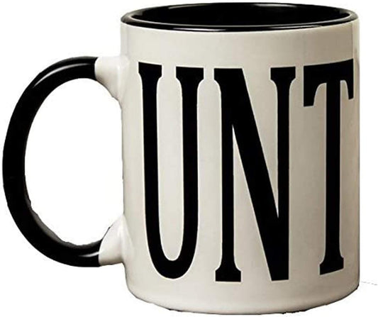 11 ounce UNT with black handle Coffee Mug - Custom Coffee/Tea Cups - Dishwasher and Microwave Safe