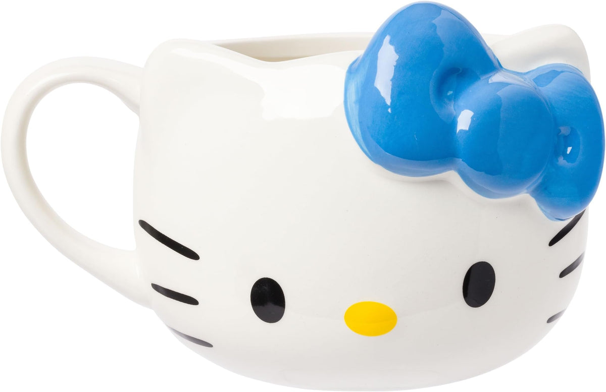 Silver Buffalo Sanrio Hello Kitty Spooky Skeleton, 3D Sculpted Mug, 20oz