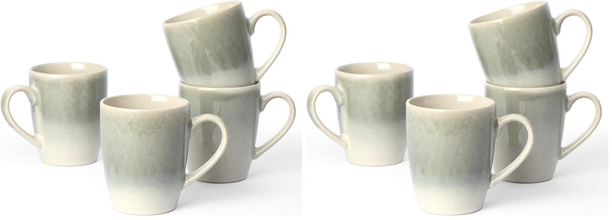 famiware Jupiter Coffee Mugs Set of 4, 13oz Coffee Mug Cups with Handle