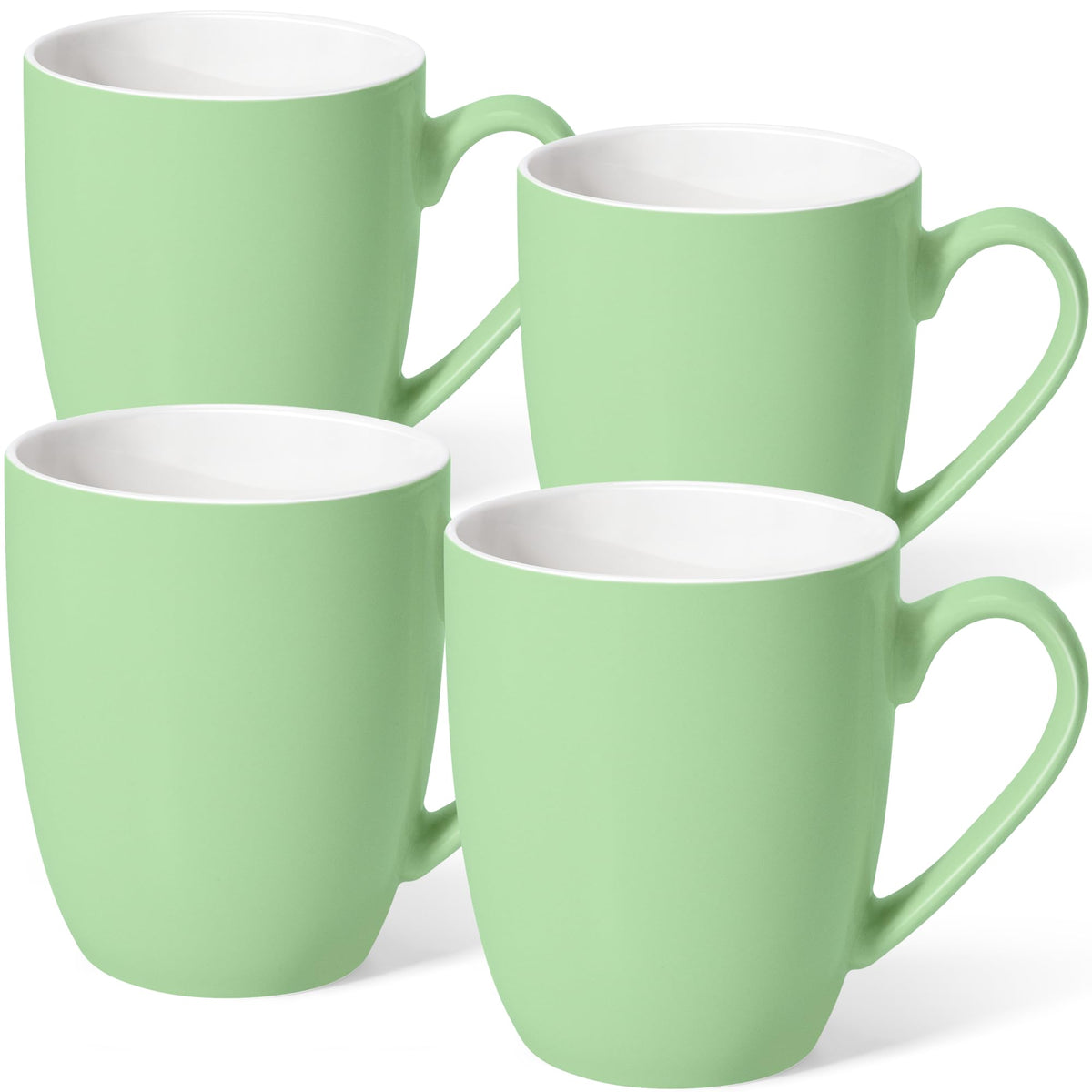 Large Ceramic Coffee Mug 16oz(475ml) Tea Cups Idea Gifts 1 Pack White