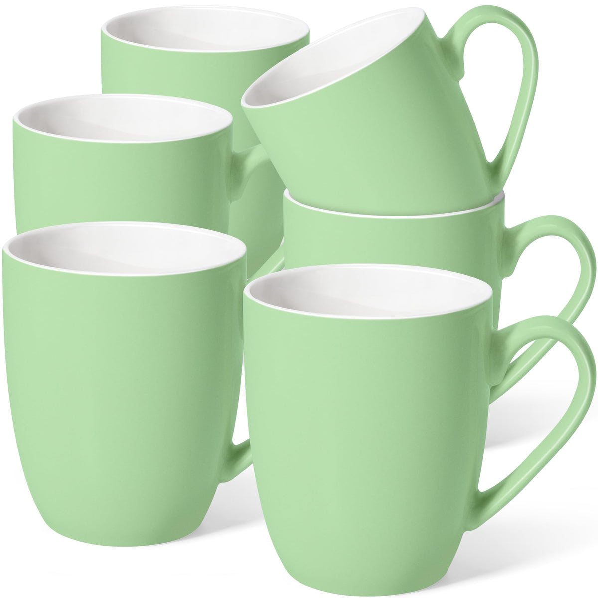 Large Ceramic Coffee Mug 16oz(475ml) Tea Cups Idea Gifts 1 Pack White