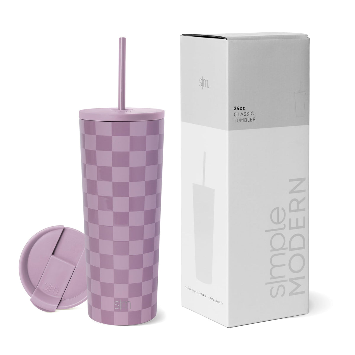 Simple Modern Iced Coffee Tumbler, Insulated | 24oz | Green