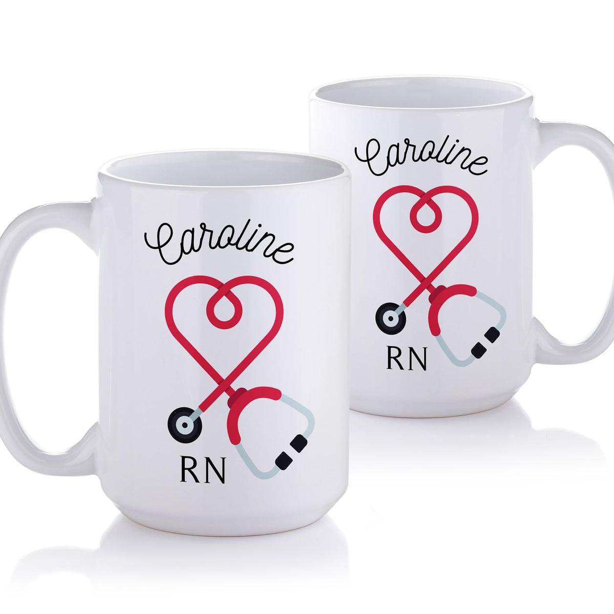 Lifetime Creations Custom New Baby Photo Mug with Text: Personalized Coffee Cup, 15 ounces, Custom Newborn Photo Gift for New Parents, New Mom Keepsake, Baby Name Announcement, Printed in USA
