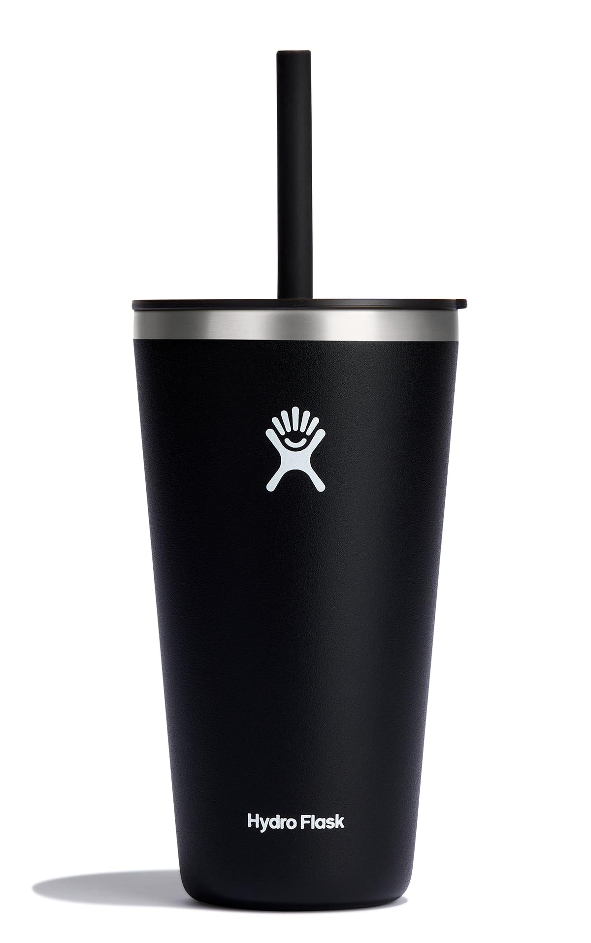 Hydro Flask All Around Tumbler Press-In Lid, Insulated Travel Mug, Stainless Steel Coffee Cup 16 Oz Tonal Birch Gray