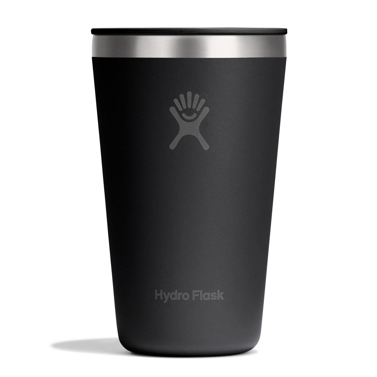 Hydro Flask All Around Tumbler Press-In Lid, Insulated Travel Mug, Stainless Steel Coffee Cup 16 Oz Tonal Birch Gray