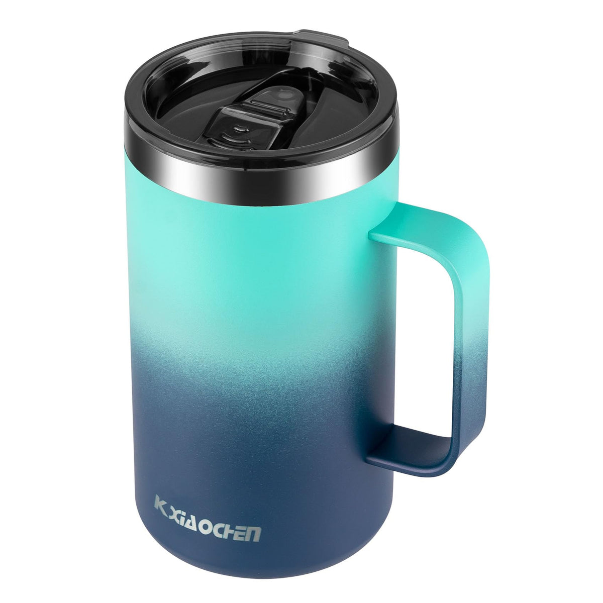 KXIAOCHEN 20 oz Insulated Coffee Mug, Coffee Cup with Lid and Wide Handle
