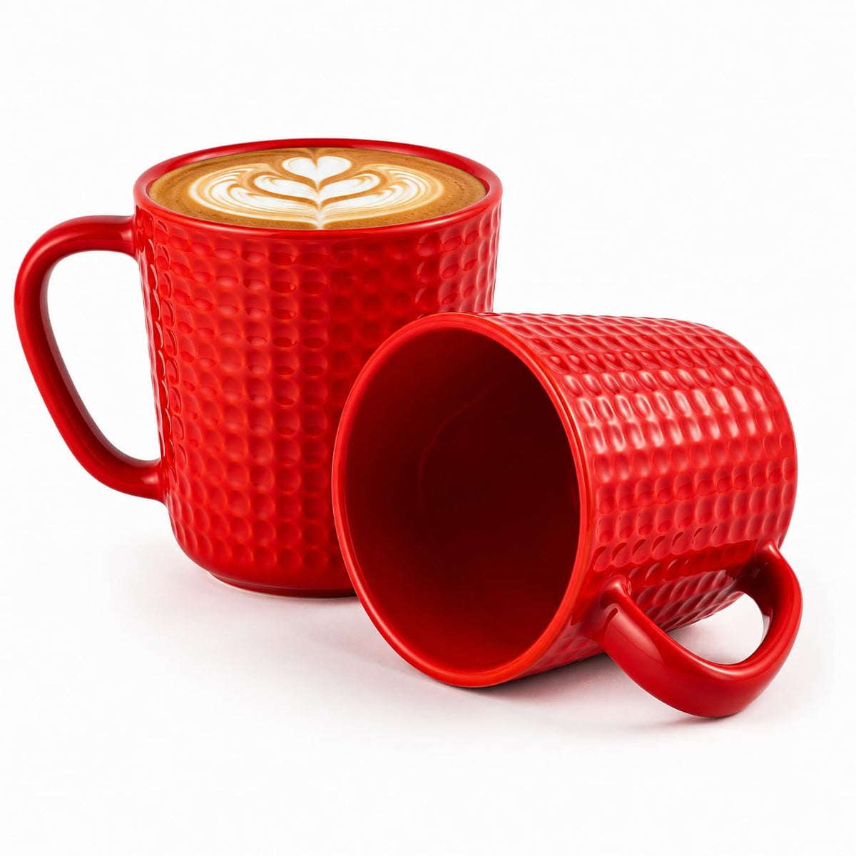 Large Coffee Mug, 20 oz White Coffee Mugs, Ceramic Coffee Cup with Handle