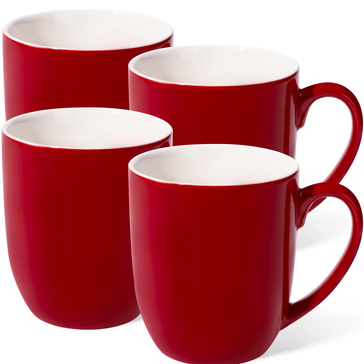 Large Ceramic Coffee Mug 16oz(475ml) Tea Cups Idea Gifts 1 Pack White