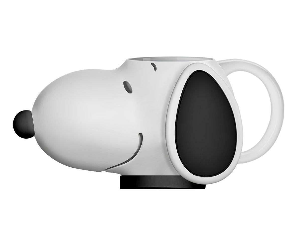 Silver Buffalo Peanuts Snoopy Fall Leaf, Wide Rim Ceramic Mug, 16oz