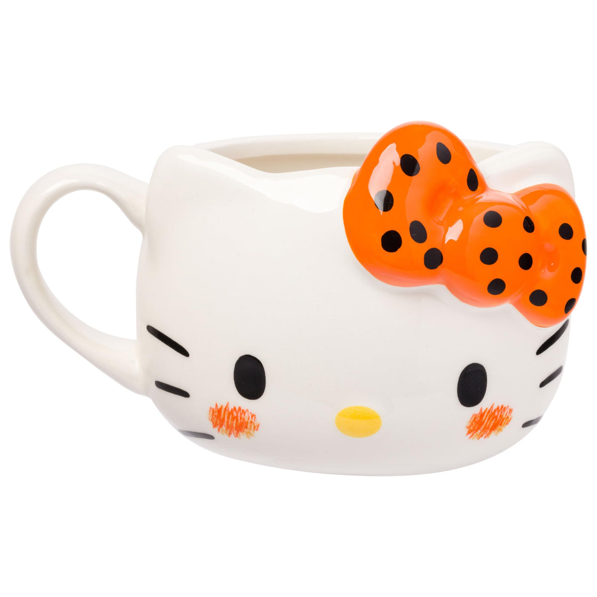 Silver Buffalo Sanrio Hello Kitty Spooky Skeleton, 3D Sculpted Mug, 20oz