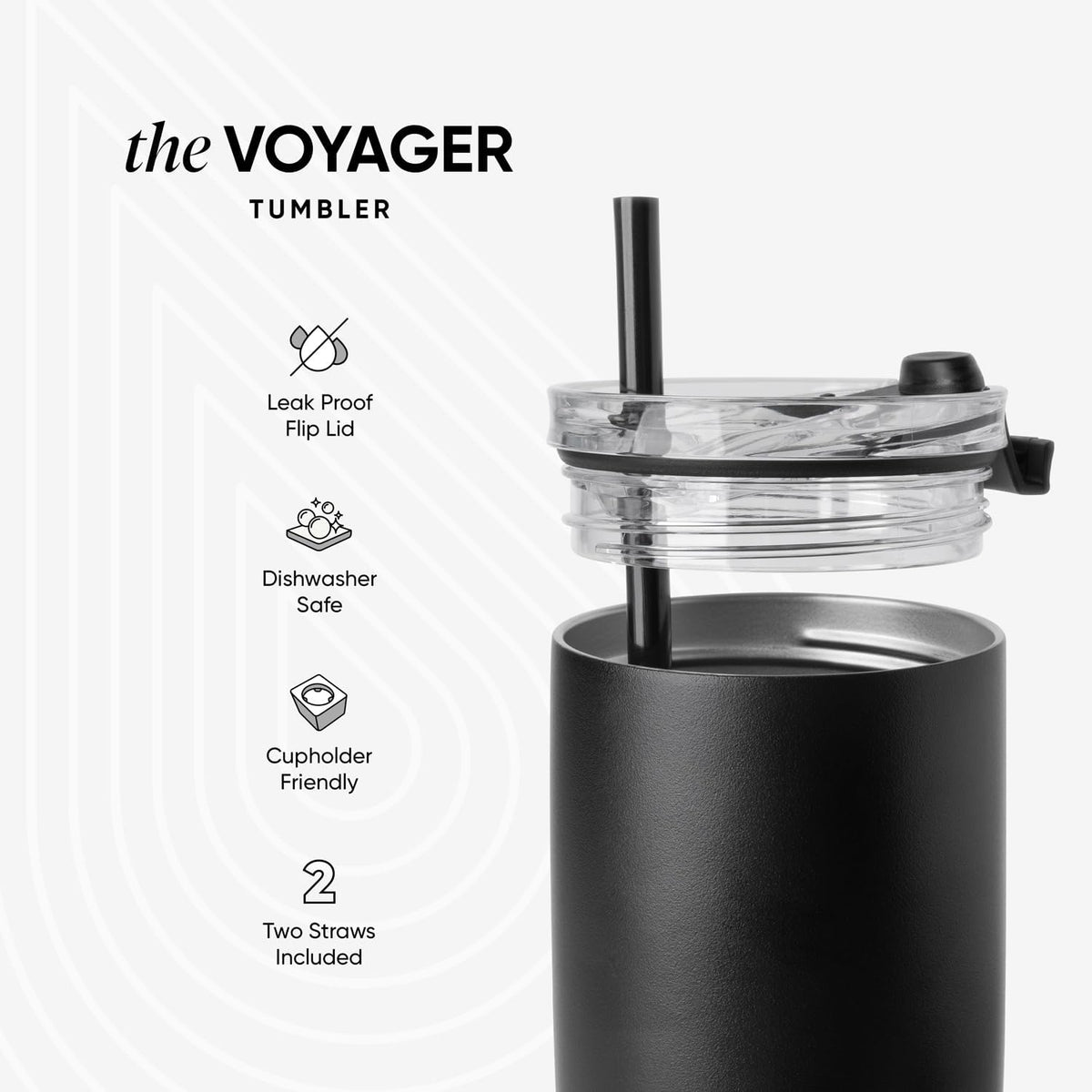 Simple Modern Travel Coffee Mug with Lid | 12oz | Beige