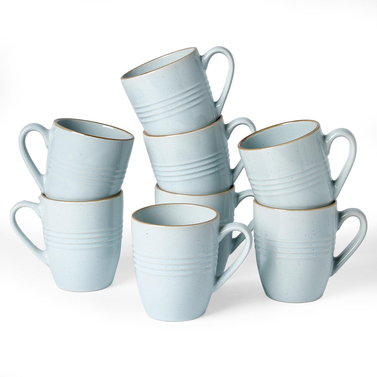 famiware Jupiter Coffee Mugs Set of 4, 13oz Coffee Mug Cups with Handle