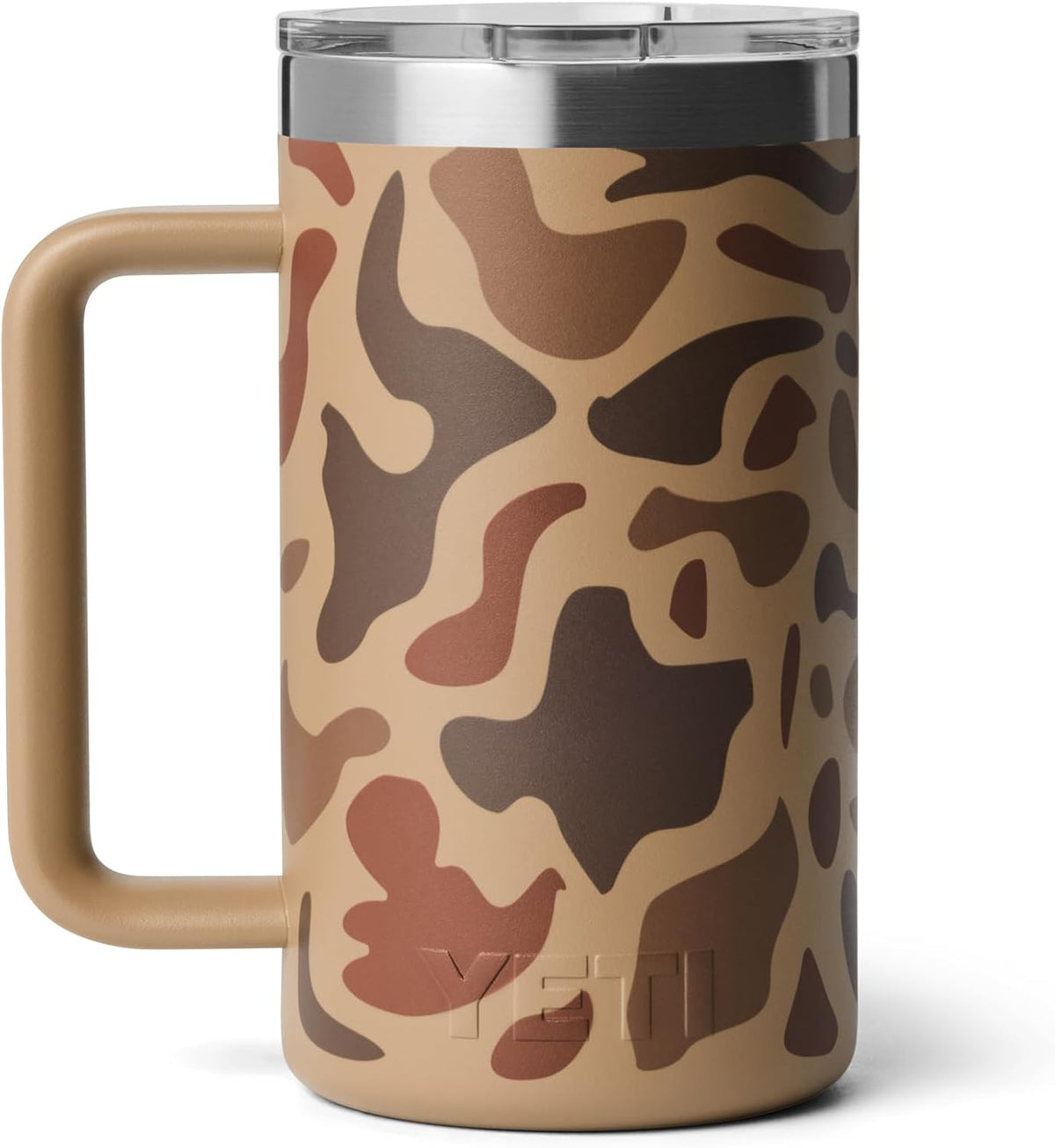 YETI Rambler 24 oz Ceramic Lined Stackable Mug, Wetlands Camo
