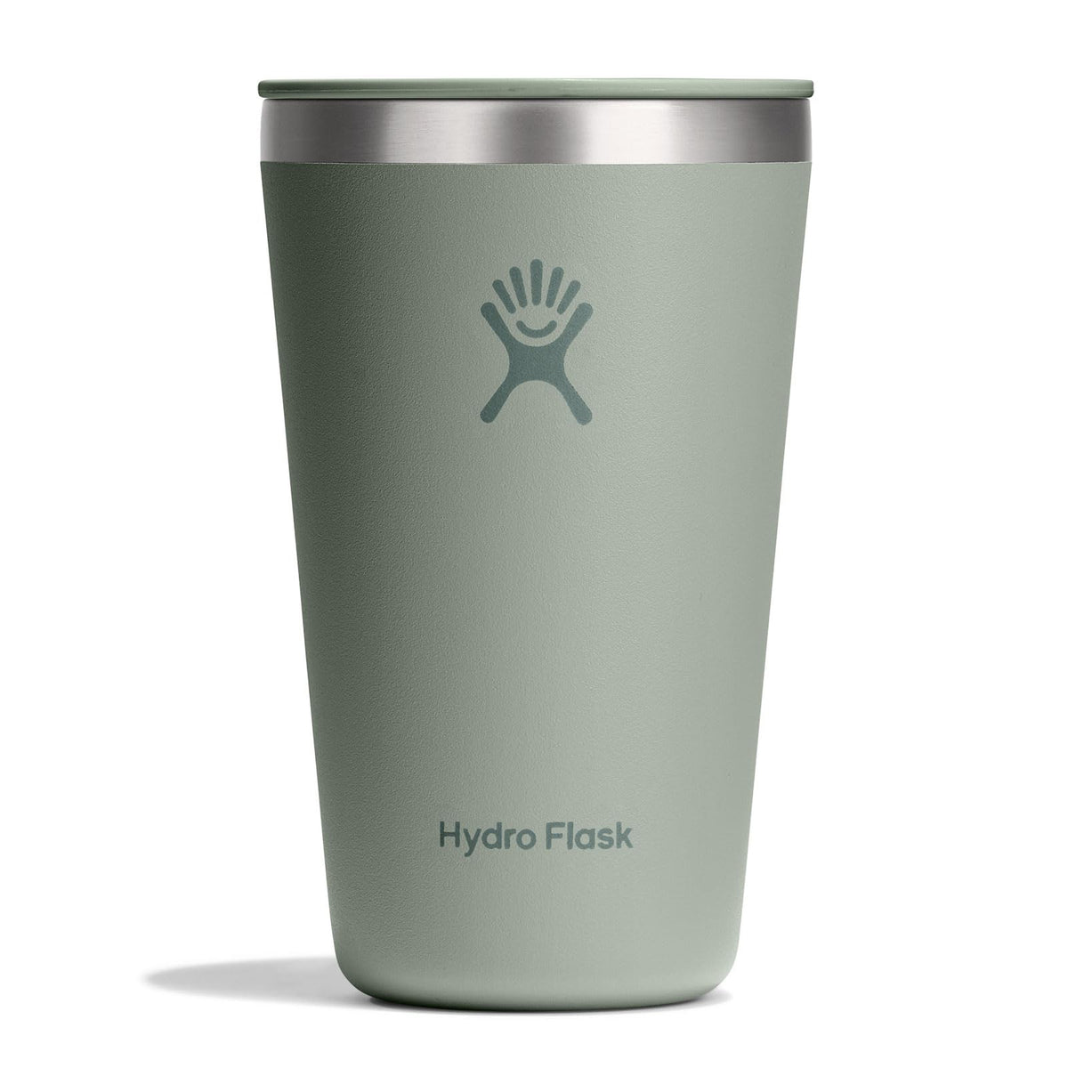 Hydro Flask All Around Tumbler Press-In Lid, Insulated Travel Mug, Stainless Steel Coffee Cup 16 Oz Tonal Birch Gray